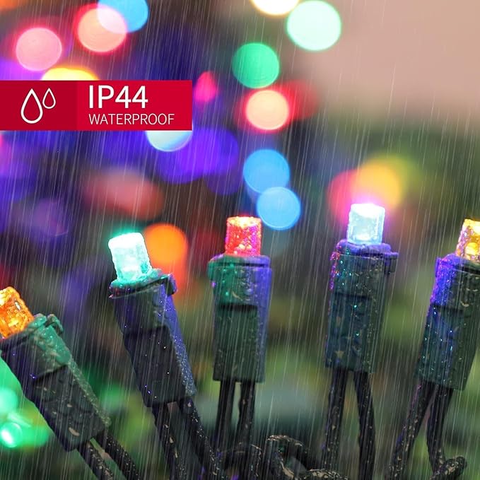 150 Count Multicolor- String Lights - LED Christmas Lights, Mini led Lights for Indoor Outdoor Home Holiday Party Wedding Independence Day Decoration