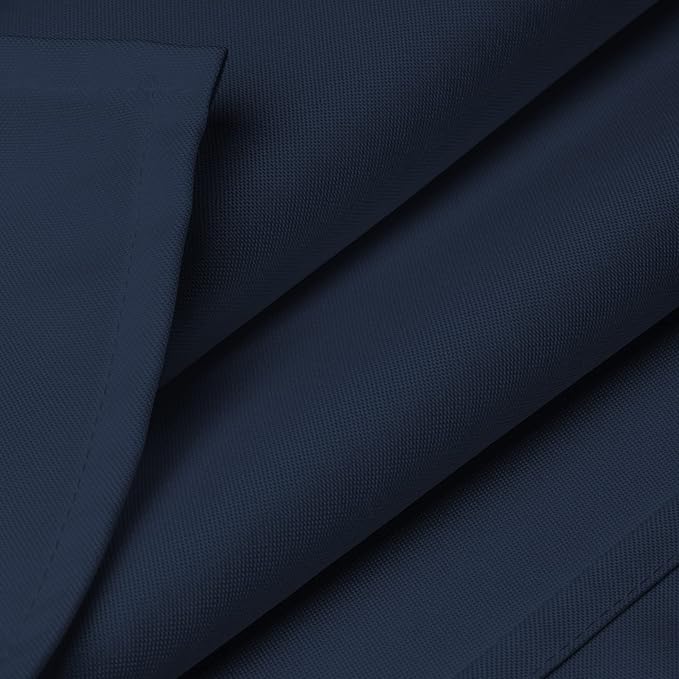 Lann's Linens - 10 Premium 70" Square Tablecloths for Wedding/Banquet/Restaurant - Polyester Fabric Table Cloth - Navy Blue