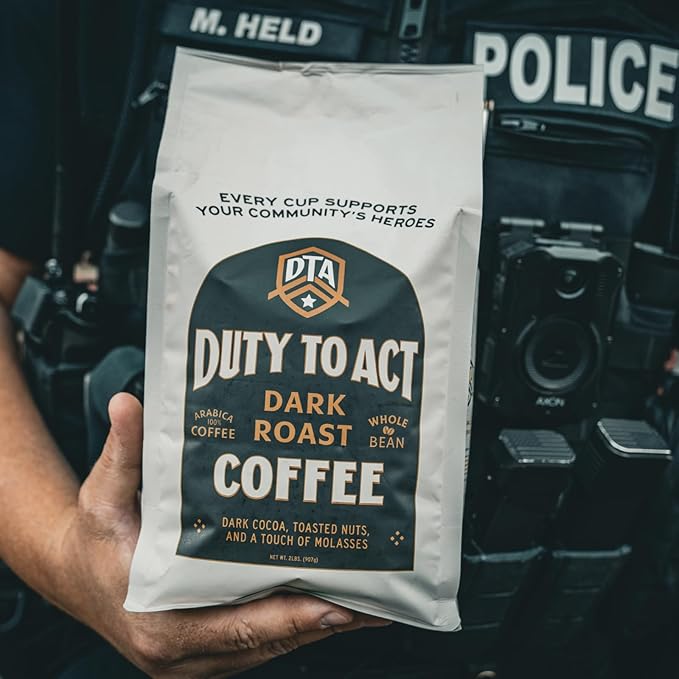 Duty to Act Medium Roast Whole Bean Coffee, 2 lbs (Pack of 3)