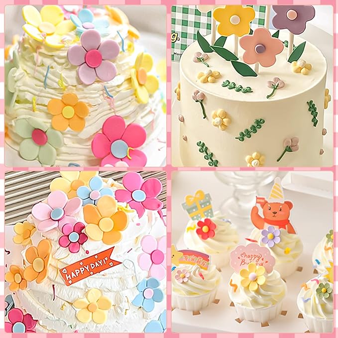 SK Flower Blossom Veiner Fondant Cake Chocolate Sugarcraft Mould Mold Tool 1Pcs (Style 1)