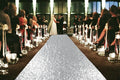 ShinyBeauty 4Ft x 20Ft Silver Sparkly Wedding Aisle Runner - Ideal for Prom, Beach & Outdoor Weddings Floor Carpet Runner for Stairs Decoration