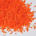 Edible Orange Sprinkles, Jimmies Sprinkle, Orange Sprinkles for Cupcakes, Cakes, Cookies, Macarons, Ice Cream, Perfect for Halloween, Fall, Thanksgiving Day(120g/4.23oz)