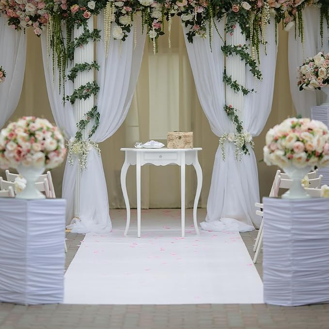 uxcell 19" by 5.5 Yard Tulle Fabric Backdrop Curtains for DIY Tutu Skirt Shower Decor Wedding Crafts Birthday Party Supplies, Wine Red