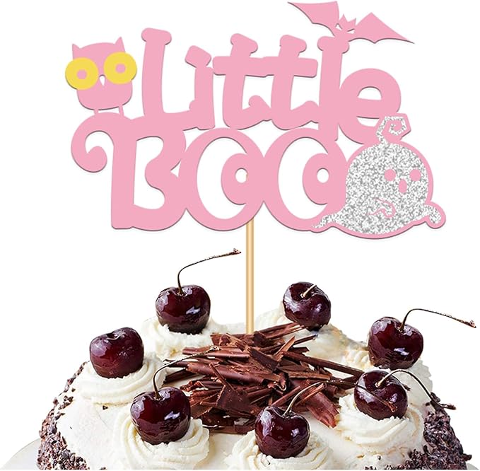 5 Pcs Halloween Cake Toppers Set Cute Ghost Tombstones Cupcake Plugin Ghosts Little Boo Dessert Decorations for Birthday Halloween Party Cake Decoration Supplies