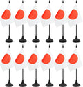 12 Pack Japan Desk Flag Set, Japanese Table Office Flag, Small Miniature Desktop Flag With Black Pole and Black Base, Classroom, Offices Meeting Desk Decoration (Japan)