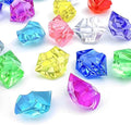 Multicolor Vase Fillers Sparkling Fake Crush Ice Rocks Acrylic Diamonds for Wedding Centerpieces Home Party Table Scatter Fake Diamonds Plastic Ice Cubes for Kids Toy Decoration Wedding Display