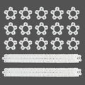 100PCS Balloon Arch Clips, Reusable Balloon Clips for Balloon Arch, Plastic Balloon Supplies for Stand, Balloon Garland Clips for Party Wedding Baby Shower Decorations
