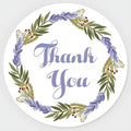 Custom Stickers for Weddings, Birthdays & Businesses - Personalized Labels with Your Logo - Waterproof, Fade and Heat Resistant - Pack of 100-1000 (Wreath O, 2.5 Inch)
