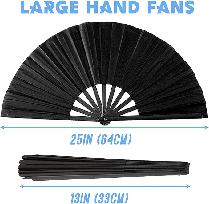 10 Pcs Line Dance Popping Fan, 13inch Boots on The Ground Fan, Chinese Kung Fu Tai Chi Large Hand Fans for Women Folding for Festival Dance Party Wedding Clacking (Purple)