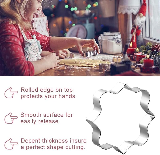 8 PCS Plaque Frame Cookie Cutters, Stainless Steel Plaque Plate Cookie Cutter Fondant Cake Decorating Tools for Birthday Wedding Baby Shower Christmas Cookies Fondant Decorations