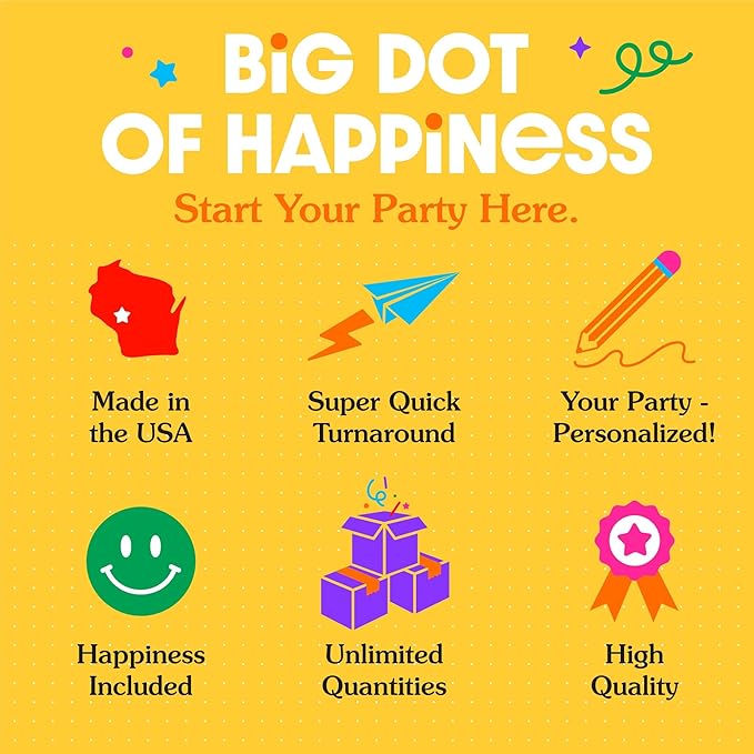 Big Dot of Happiness Custom Logo Party Napkins, Personalized Corporate Branded Business Decor, Your Logo Here White 3-Ply Paper Beverage Napkins - 50 Count