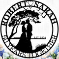 Personalized Tree of Life Metal Sign Wall Art Decor, Custom Wedding Gifts for Couples, Custom Family Name Sign, Christmas Valentine's Day Housewarming Gifts