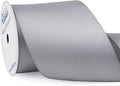 Ribbli Silver Double Faced Satin Ribbon, 3” x Continuous 10 Yards,Use for Bows Bouquet,Gift Wrapping,Floral Arrangement,Wedding Decoration