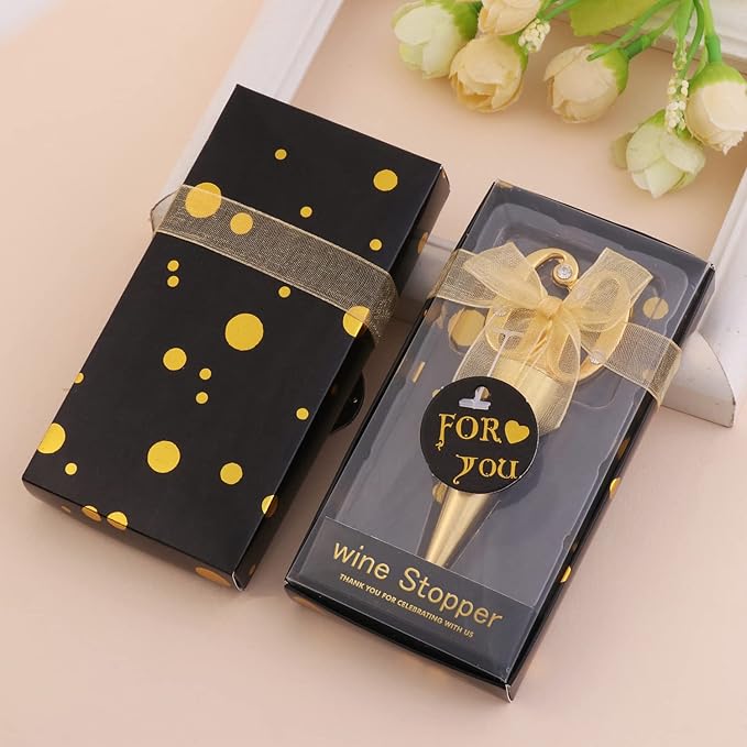24 Pack 60 Birthday For Guests Wine Cork Beer Wine Cork champagne Bottle With Gift Box For Wedding Gift Party Favor Decoration