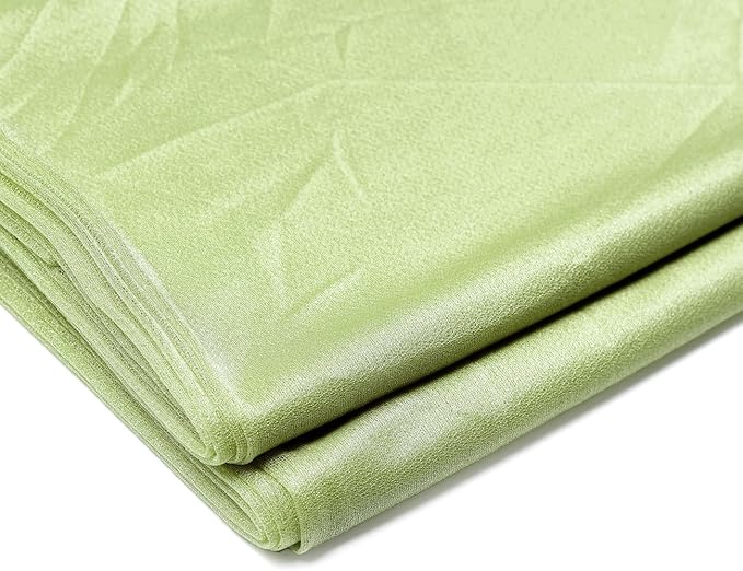VDS Pack of 2 Panel (30 Inch X 20 Feet) Wedding Arch Draping Fabric Sheer Chiffon Fabric Drapery for Wedding Ceremony Reception Swag Backdrop Canopy Chuppah ARBO Altars Decoration (Sage Green)