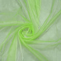 VDS Apple Green Organza Fabric, 35 Yards Continuous, 45” Wide, Wedding Party Decoration Iridescent Crystal Sheer Shiny Organza Tulle Bridal Dress DIY Crafts Costume Sewing Backdrop Arch Cloth