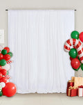 Eternal Beauty White Sequin Backdrop, 6x6 Ft Glitter Background Curtains for Christmas Shimmer Photography Party Wedding Birthday Back Drop Decor