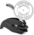 MaxMark Notary Seal Round Embosser for Pennsylvania State - Includes Gold Burst Seal Labels (50 Count)