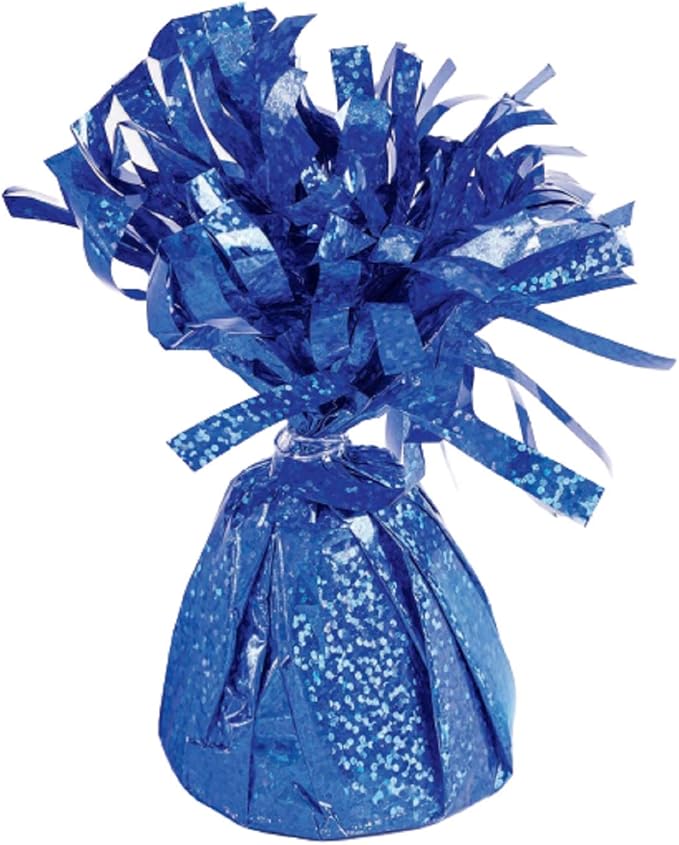 PMU Kisses Balloon Weights - Decorative Balloon Weight for Christmas, Thanksgiving, Birthday, Party Favors, Wedding & Baby Shower - 6oz. Royal Blue, Pkg/1