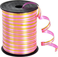 TONIFUL Curling Ribbon-Pink Gold Balloon Curling Ribbons-250 Yards Balloon String for DIY Decor,Gift Wrapping,Ribbons and Bows for Christmas New Year Birthday Gifts Graduation Supplies
