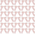AIMUDI Small Rose Gold Bows 2.5" Pretied Satin Bows for Crafts Twist Tie Bows for Treat Bags Premade Mini Bows for Wedding Bridal Shower Bithday Baby Shower Decor - 50 Counts