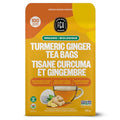FGO Organic Turmeric Ginger Tea, Eco-Conscious Tea Bags, 100 Count, Packaging May Vary (Pack of 1)