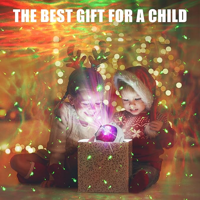 Astronaut Galaxy Projector Night Light Star with Timer and Remote Galaxy Light with Seven Colors Moon Night Light LED Nebula Lights for Kids Adults for Bedroom Gaming Room Decor Gift (Moon)