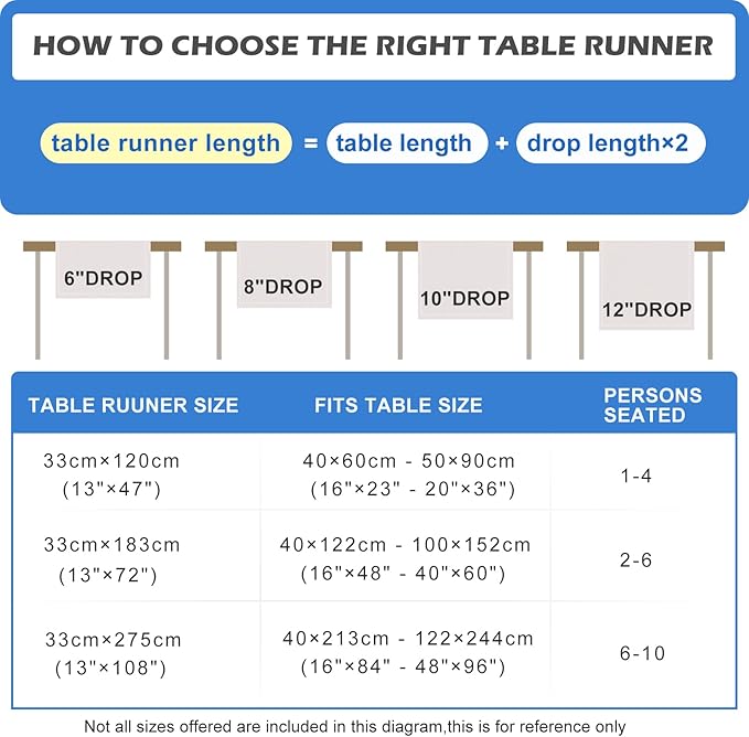 Snycler Table Runner Boho Table Runners Vintage Elegant Farmhouse Table Center Linen Decor for Home Dining Party Entrance (13x108 Inch) Boho-Yellow