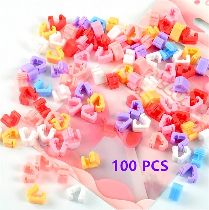 Balloon Clips 100PCS - Balloon Tying Tool with Faster Knotting