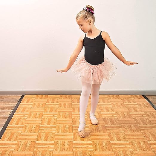 IncStores 12" x 12" Practice Dance Tiles (Oak, 36-12"x12" Tiles)