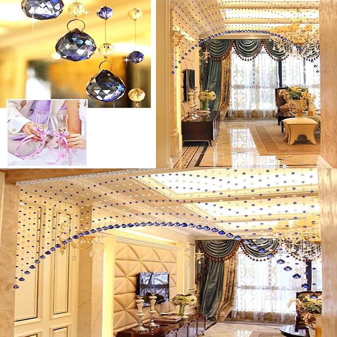 100PCS 8MM Crystal Glass Beads - Yellow Series Rondelle Faceted Crystal Glass Beads for Jewelry Making, Bracelet Making, DIY Crafts, Wind Chimes, Suncatchers