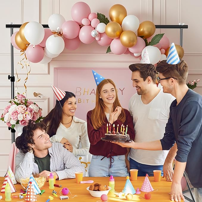 Backdrop Stand 10x7ft(WxH) Photo Studio Background Stand Support System Backdrop Support Kit, for Photography, Advertising Display, Parties Decoration
