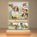 Custom Picture Frames with Photos, Personalized Photo Frame with Night Light, Customized Gifts for Couples, Personalized Anniversary Birthday Gifts for Women Men Her Him Boyfriend Girlfriend