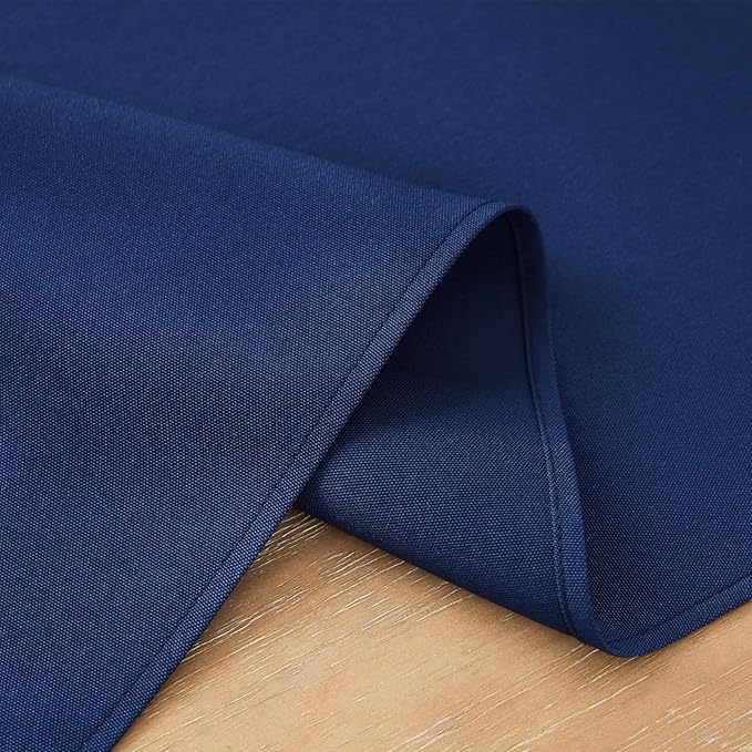 2 Pack Navy Blue Small Short Table Runner 12 x 36 Inch Solid Color Runners Coffee Table Dresser for Daily Party Home Decoration