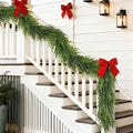 16FT Christmas Artificial Norfolk Pine Garland for Fireplace - Realistic Faux Greenery Fake Garland for Holiday,Table, Window,Mantel,Stairs, Home,Indoor Outdoor Decor (1PCS)