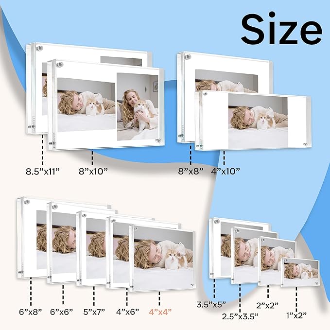 Canetti Original Magnet Frame Square 4x4 inch