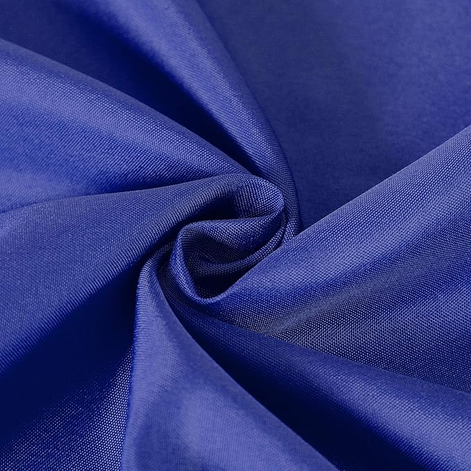 Cupuamon Square Tablecloth 52x52 inch Washable Polyester Fabric Table Cloth for Wedding Party Dining Banquet Decoration（52x52,Royal Blue）