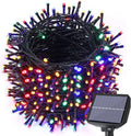 Toodour Solar Christmas Lights, 121ft 350 LED 8 Modes Outdoor Christmas String Lights, Waterproof Solar String Light for Xmas Tree, Fence, Holiday, Party, Balcony, Outdoo Xmas Decorations -Multicolor