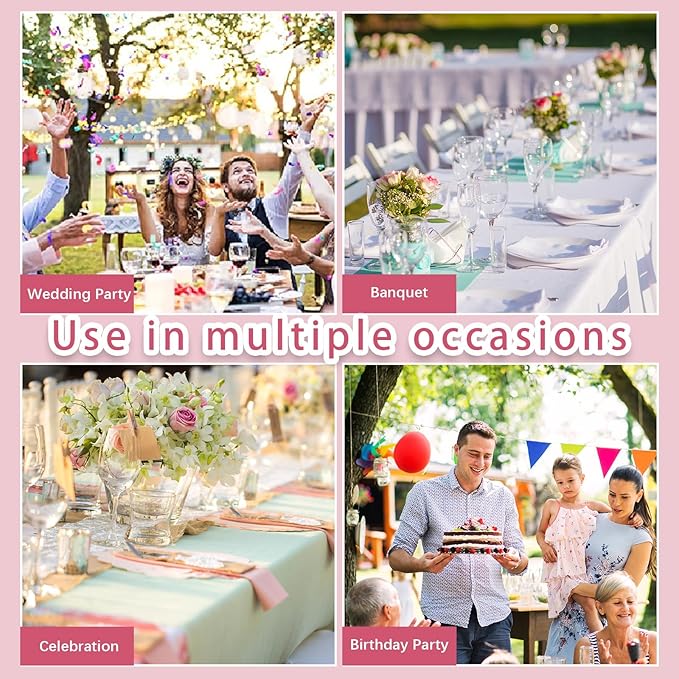 CHENGU 150 Pieces Spandex Stretch Chair Sashes Bows Elastic Chair Cover Bands Ties with Buckle Slider for Wedding Party Reception Events Universal Ceremony Banquet Decorations(Dusty Pink)