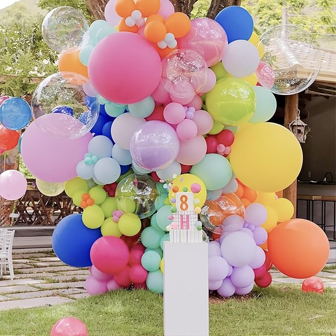 30 pcs Colorful Balloons 18 Inch - Large Thick Latex Balloon for Birthday Bridal Shower Wedding Party Decorations