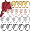 Napkin Ring, Metal Napkin Ring for Table Setting, Wedding, Holiday Party Table