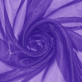 P Pothuiny Sheer Organza Fabric by The Yard, 1 Yard x 60 Inch Wide Bridal Purple Organza Tulle Fabric Roll Shiny Gauze Fashion Dress Sewing Craft for Wedding Party Decorations Backdrop