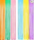 Pastel Tinsel Curtain Party Backdrop - GREATRIL Pastel Color Foil Fringe Curtain Photo Booth Streamers for Birthdays Easter Baby Bride Shower Unicorn Girls Party Decorations