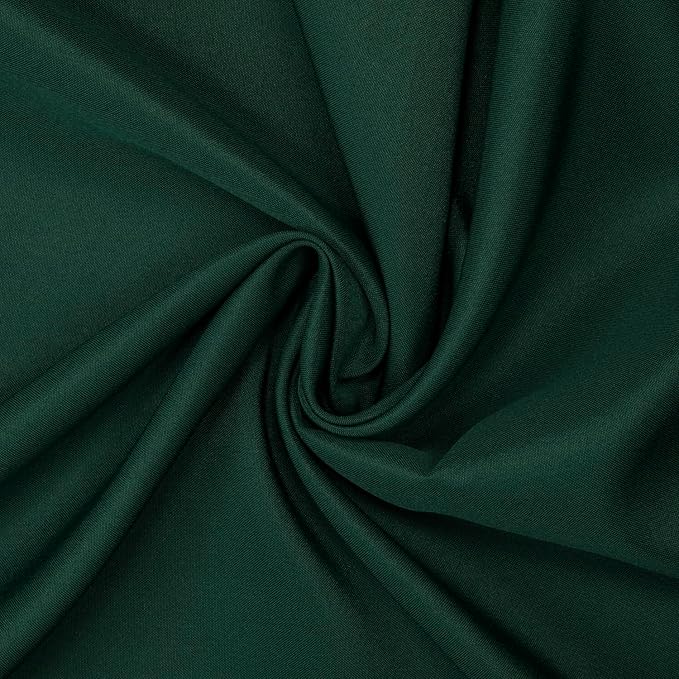 Gee Di Moda Square Tablecloth - 70 x 70 Inch Hunter Green Table Cloth for Medium Square or Round Tables - Heavy Duty Washable Fabric - for Buffet Table, Holiday Party, Dinner, Wedding & Baby Shower
