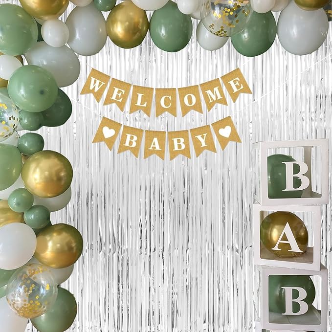 Christmas Decorations Silver Streamers Thicken 4 Pack 3.2 x 8.2 FT, Silver Tinsel Foil Fringe Backdrop Curtains, Photo Booth Props for Birthday, Bachelorette, Prom, Engagement, Disco Party Decorations