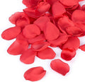 300pcs Artificial Red Rose Petals for Romantic Night Flower Girl Silk Flower Petals for Wedding Aisle Table Centerpieces Confetti Party Favors Table Decoration(Red)
