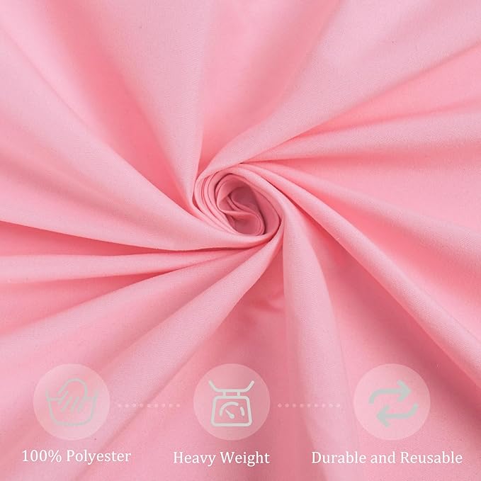 8 Pack Round Tablecloth 70 Inch Pink Round Table Covers Bulk Washable Polyester Fabric Table Clothes for Wedding Party Reception Banquet Buffet Restaurant (Pink, 70 Inch)