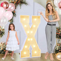 4ft Marquee for Letters X, Large Light up Letters, Multifunctional Large Marquee for Letters 4 Feet Tall for Party Decorations, Letter Balloons, Wedding Decor, Proposal Decorations (Letters X)