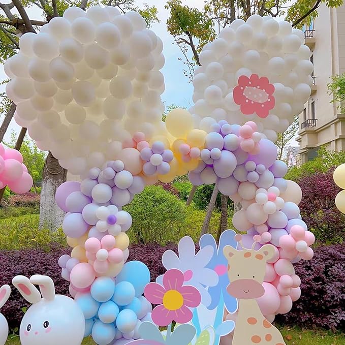 12 Inch Light Pink Balloons for Birthday Party, 105 Pcs Party Latex Balloons for Graduation Holiday Party, Baby Shower Anniversary Wedding Decorations Supplies (Light Pink)