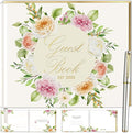Wedding Guest Book with Pen and Stickers Included , Custom Guest Book Design 2025 , Guest Book Wedding Reception Size7.2" x 9.2" , Beautiful Wedding Guest Book Alternative , Thick Paper Wedding Signs